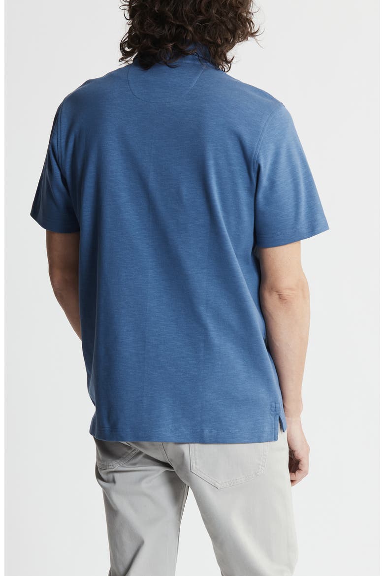 Reverse Slub Polo, Alternate, color, BLUE