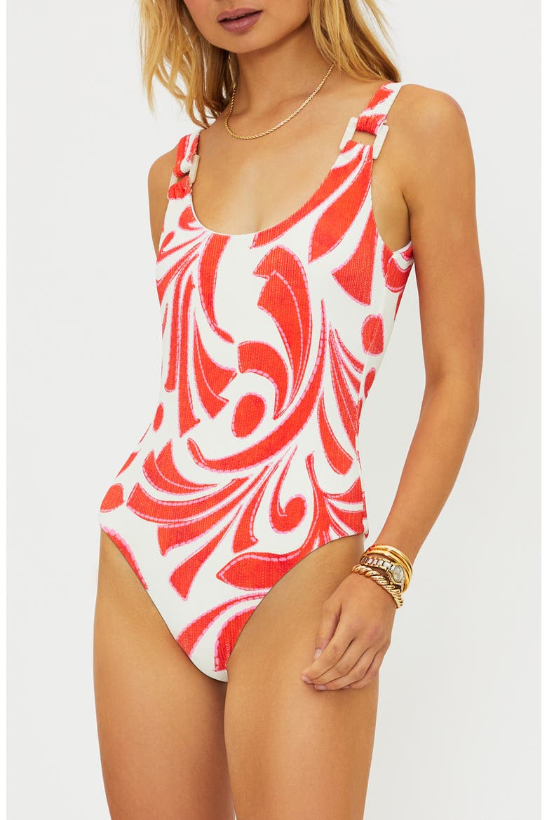 Beverly One-Piece Swimsuit, Alternate, color, SUNSHINE DUNES