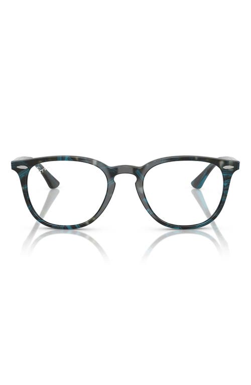 Ray Ban Ray-ban 50mm Optical Glasses In Blue Grey
