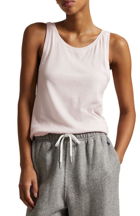 Long & Lean Cotton Jersey Lounge Tank