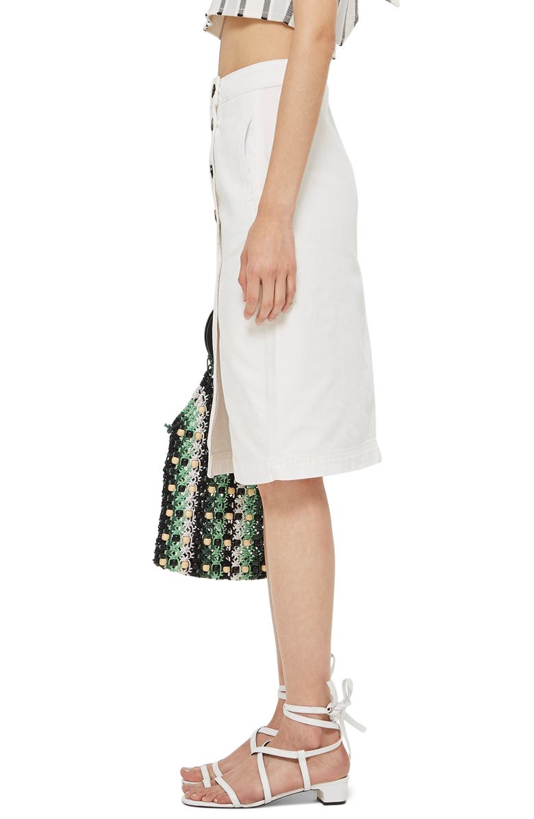 Topshop Midi Skirt, Alternate, color,