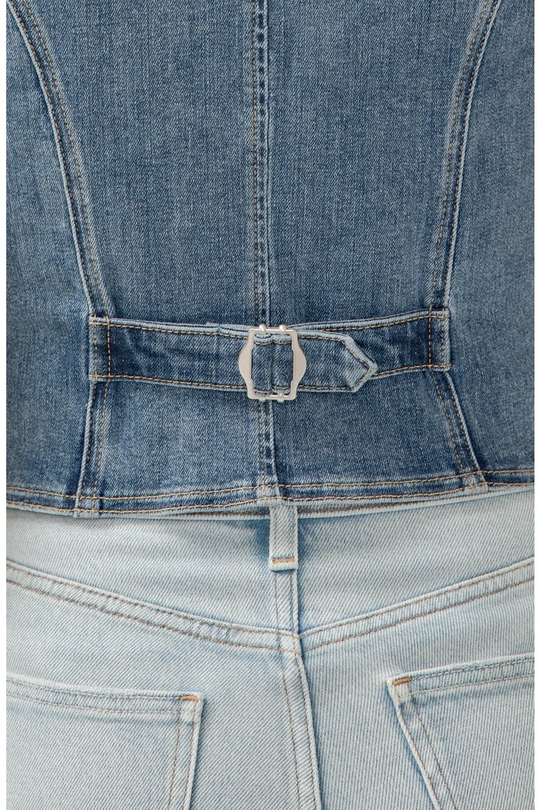 Classic Denim Vest, Alternate, color, INDIGO