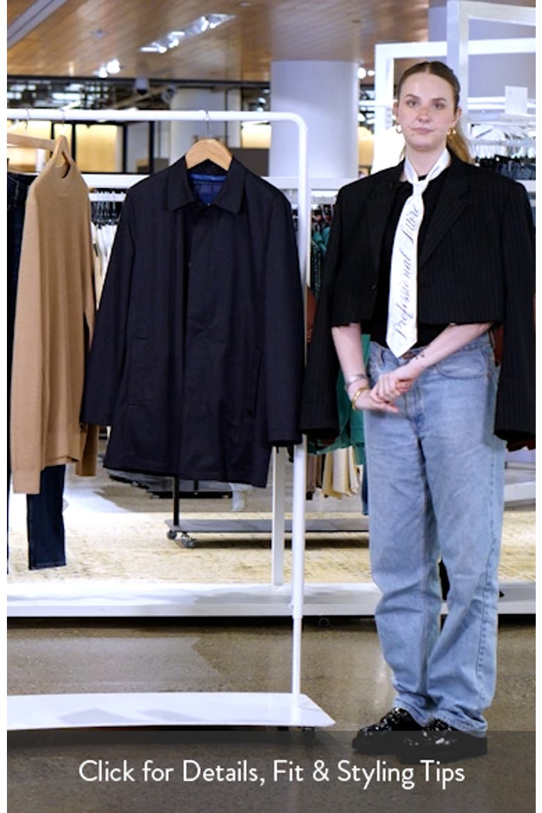 Gilmore Water Resistant Raincoat with Removable Liner video