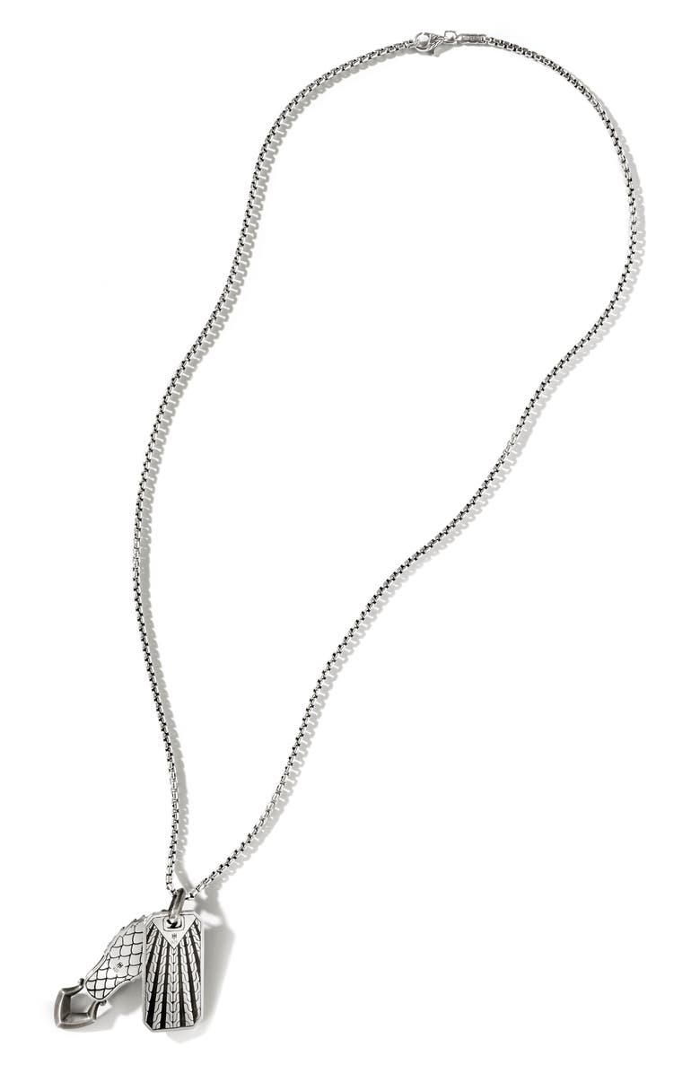 John Hardy Men's Legends Naga Pendant Necklace, Alternate, color, 