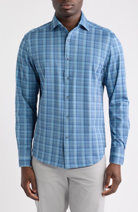 Devon OoohCotton® Plaid Button-Up Shirt