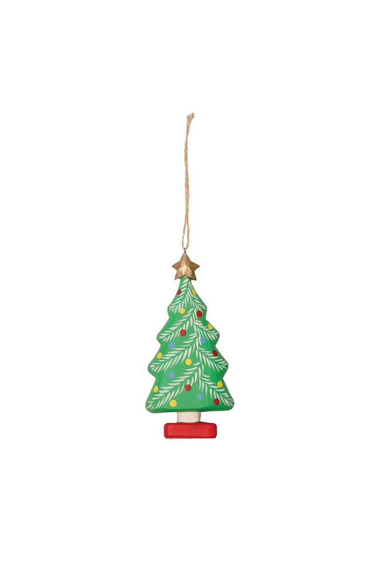 Xmas Tree Handmade Christmas Ornament, Main, color, Green