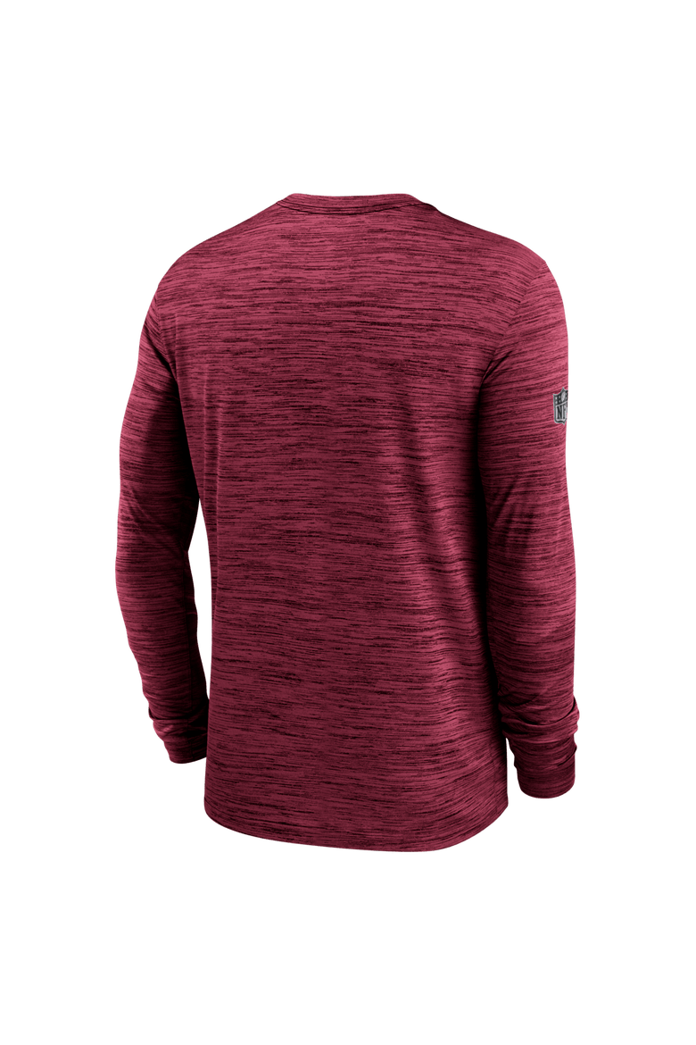 Men's Nike Burgundy Washington Commanders Sideline Offensive Transition Velocity Dri-FIT Long Sleeve T-Shirt, Alternate, color, Burgundy