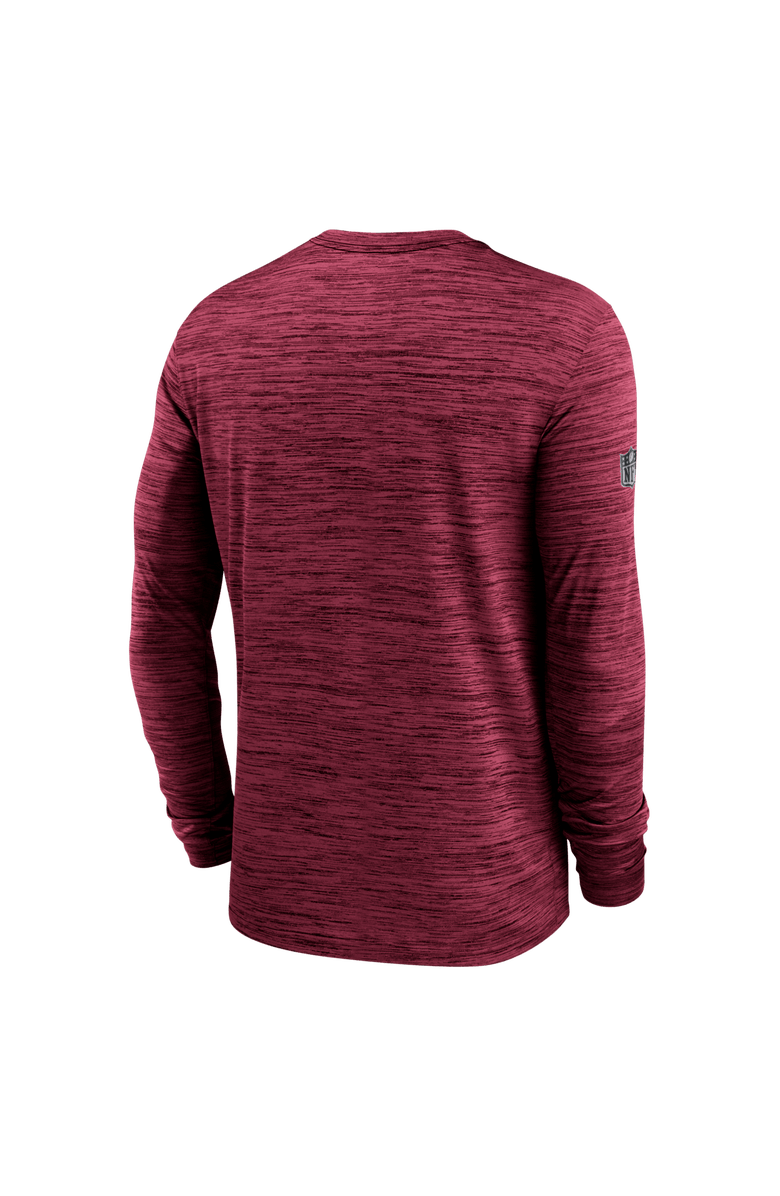 Nike Men's Nike Burgundy Washington Commanders Sideline Offensive Transition Velocity Dri-FIT Long Sleeve T-Shirt, Alternate, color, Burgundy