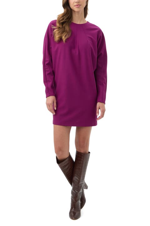 Jacaranda Long Sleeve Ponte Dress