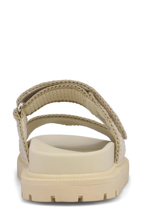 Mia Gabri Knit Sandal In Bone/sand