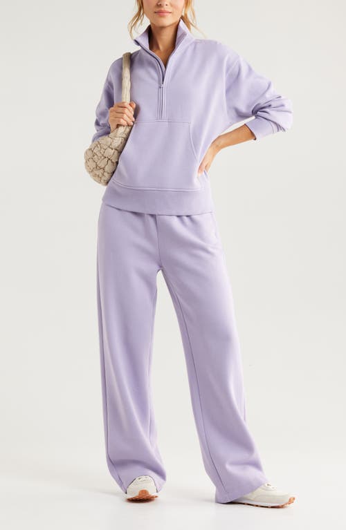 ZELLA ZELLA CLOUD FLEECE STRAIGHT LEG SWEATPANTS
