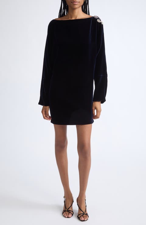 Liquid Velvet Cocktail Dress