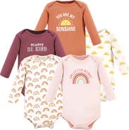 Hudson Baby Essential Long-Sleeve Cotton Bodysuit Set