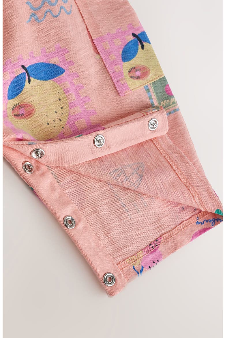 Fruit Print Romper, Alternate, color, PINK