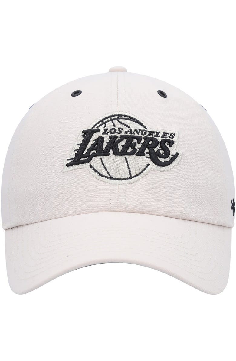 '47 Men's '47 Cream Los Angeles Lakers Lunar Clean Up Adjustable Hat, Alternate, color, Cream