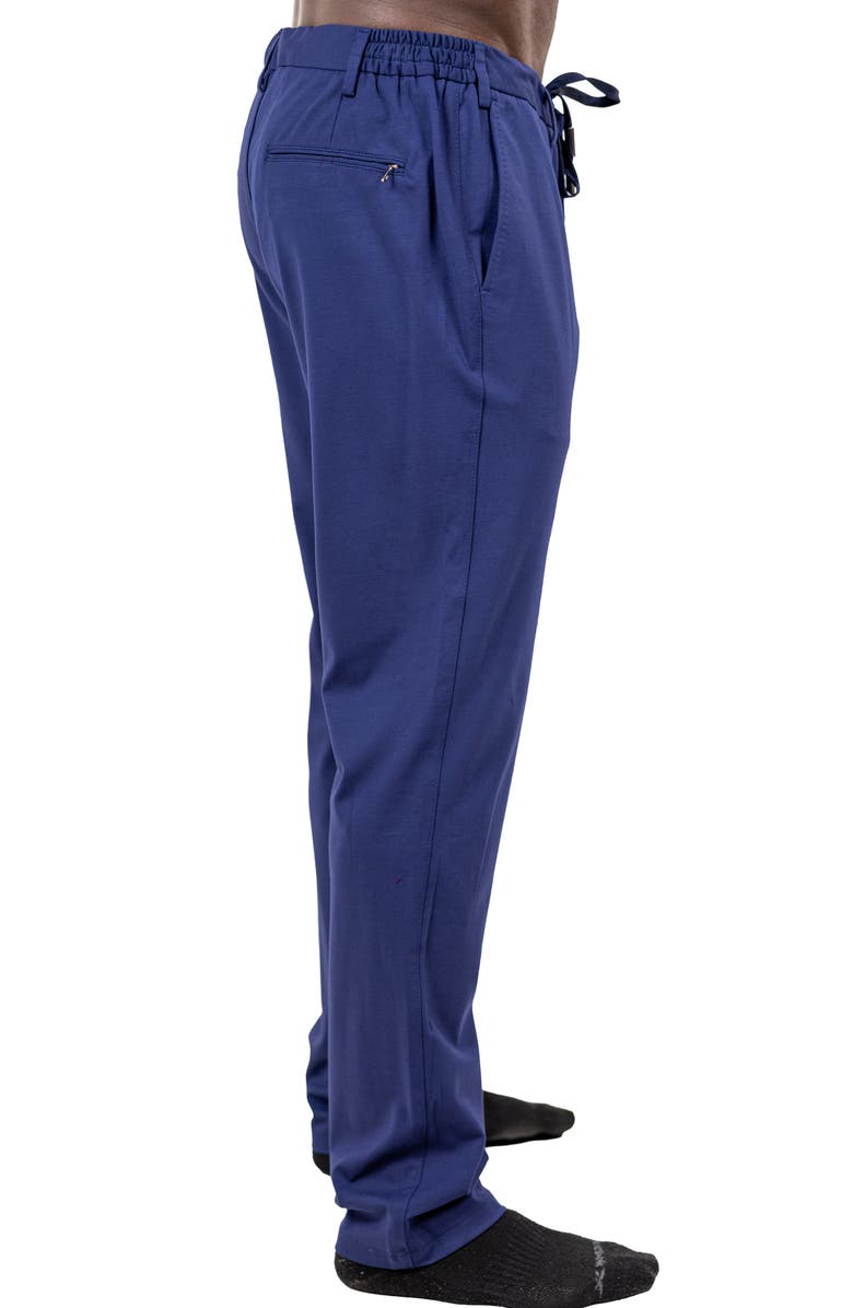 Maceoo Marthyr Tapered Leg Drawstring Pants, Alternate, color, Blue