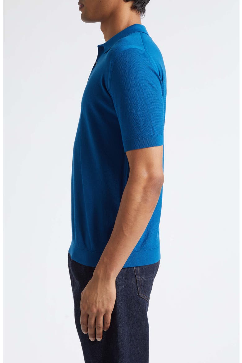 Roth Solid Sweater Polo, Alternate, color, FJORD BLUE