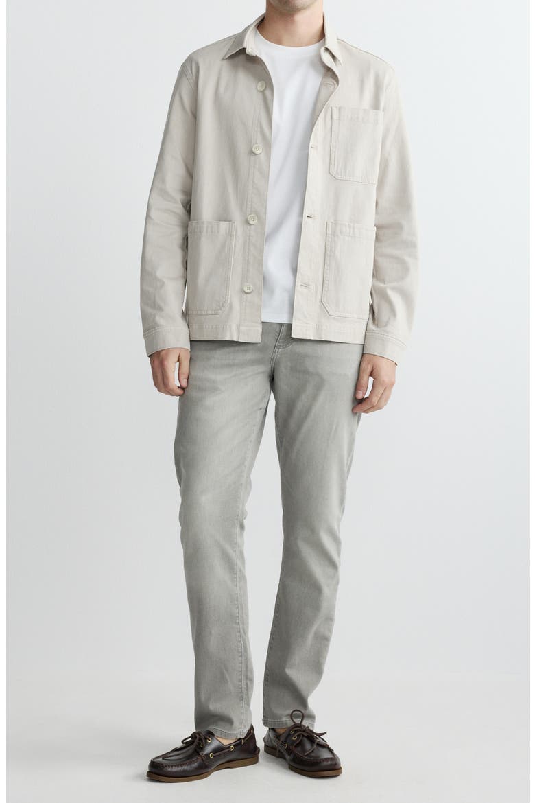 Sean DL Twill Shirt Jacket, Alternate, color, CHALK
