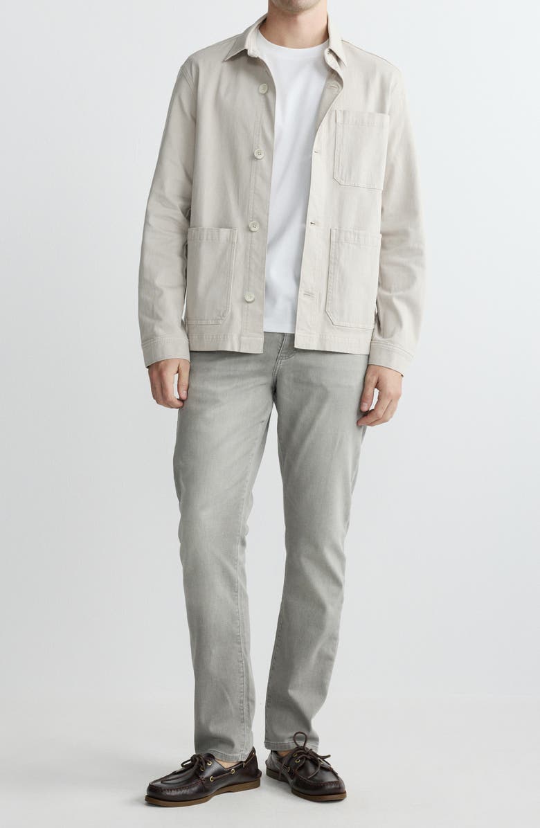DL1961 Sean DL Twill Shirt Jacket, Alternate, color, Chalk