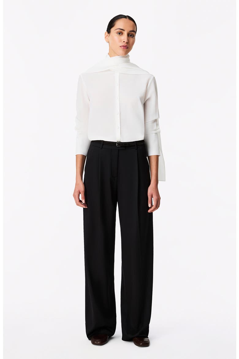 Signature Bow Blouse | Off White, Main, color, Off White
