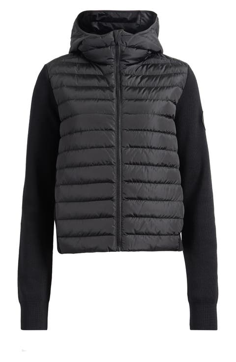 HyBridge Hayes Quilted & Knit Down Jacket