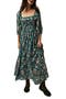 Oasis Floral Smocked Maxi Dress