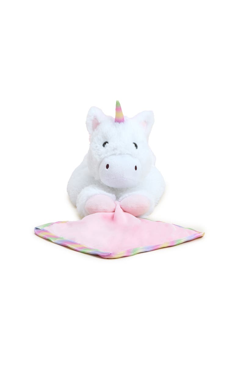 Warmies Unicorn Blanket Plush Toy, Alternate, color, Light Pastel Pink