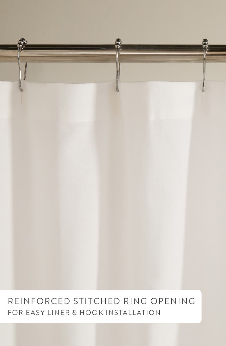HOMESPUN Mixed Stripe Shower Curtain, Alternate, color, 