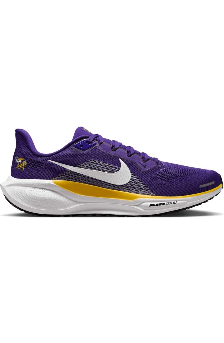 Nike Unisex Nike Purple Minnesota Vikings Air Zoom Pegasus 41 Sneakers, Alternate, color, Purple