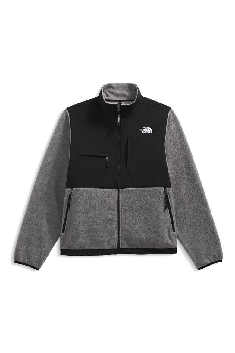 Retro Denali Jacket, Alternate, color, TNF MID GREY HEATHER/ BLACK