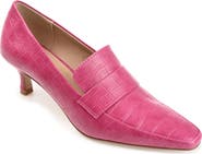 Journee Collection Celina Croc Embossed Loafer Pump - Wide Width Available
