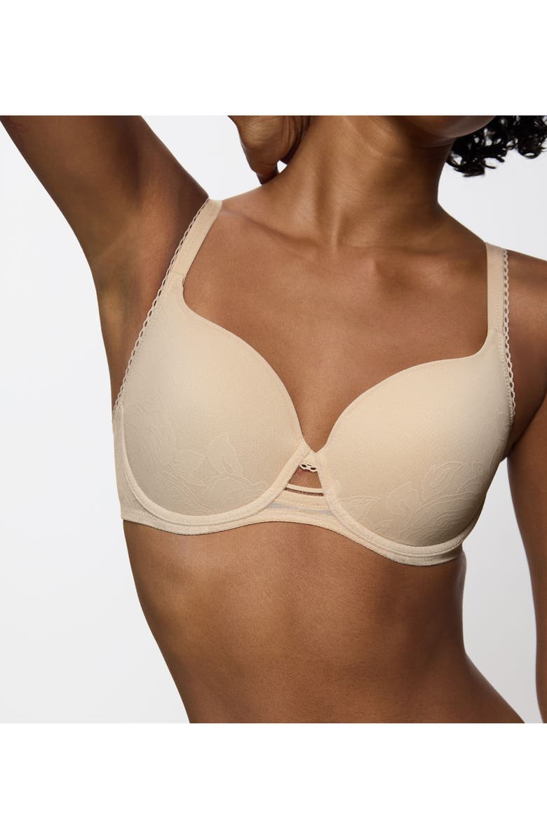 TRIUMPH Wild Rose Sensation Shaping Bra, Alternate, color, Nude Beige