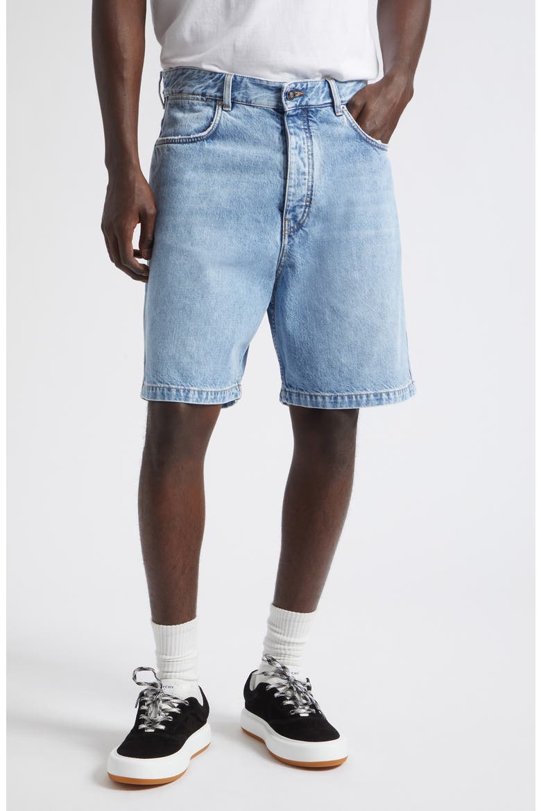 Denim Shorts, Main, color, LIGHT BLUE