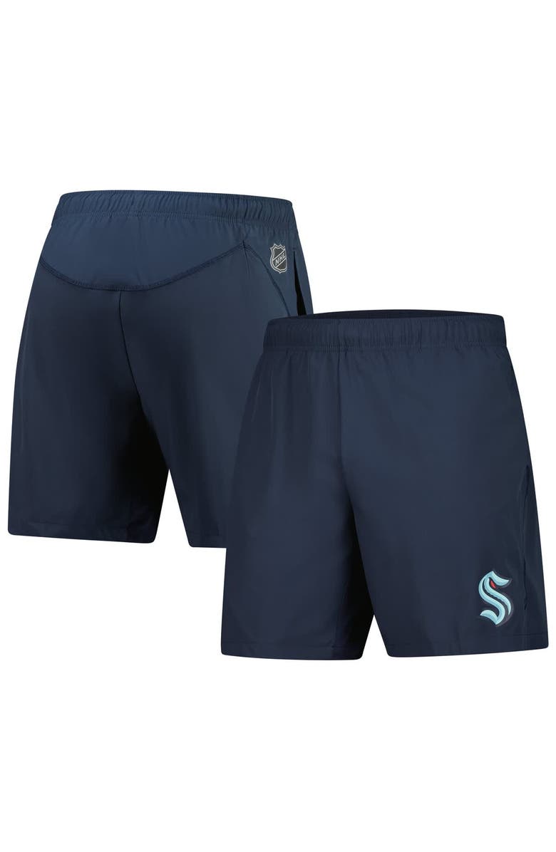 FANATICS Men's Fanatics Deep Sea Blue Seattle Kraken Authentic Pro Performance Shorts, Main, color,