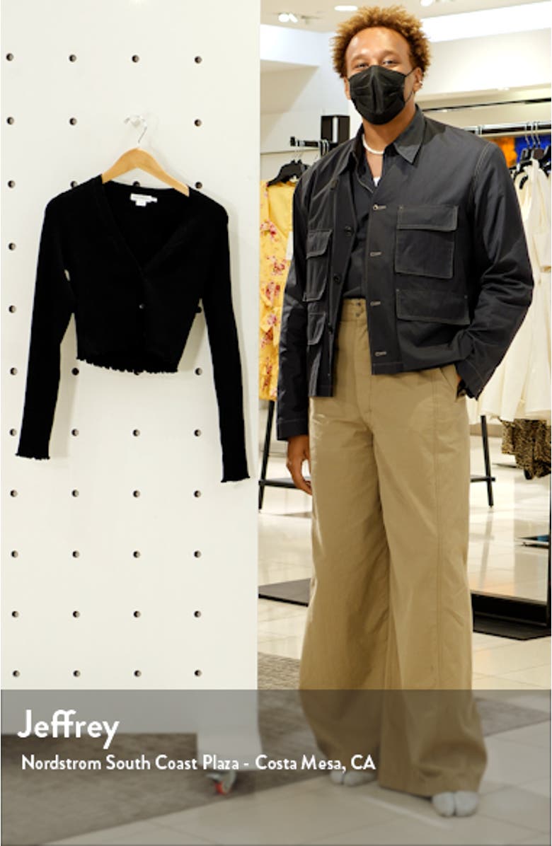 Lettuce Edge Crop Cardigan, sales video thumbnail