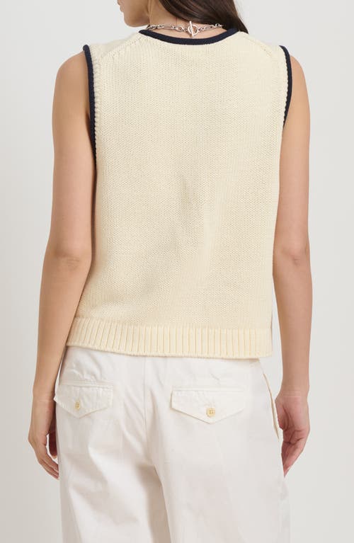 Alex Mill Bridget Tipped Sweater Vest