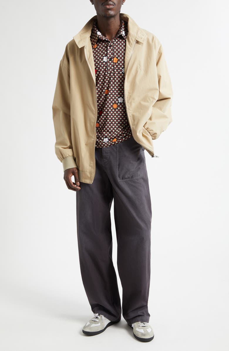 MM6 Maison Margiela Zip Jacket, Alternate, color, Beige