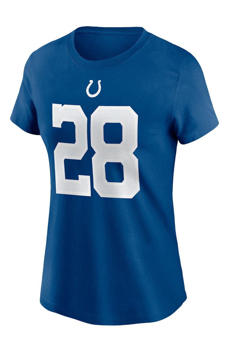 Nike Women's Nike Jonathan Taylor Royal Indianapolis Colts Name & Number T-Shirt, Main, color,