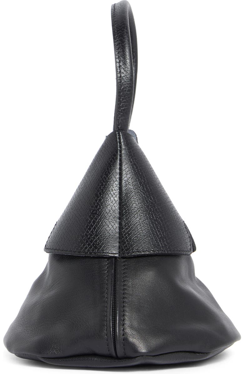 Longchamp x Nendo Small Cone Bag, Alternate, color, Black