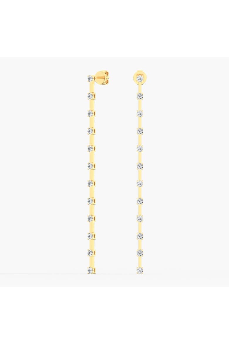 Long Orbit Drop Lab Diamond in 14K Gold, Main, color, Yellow Gold