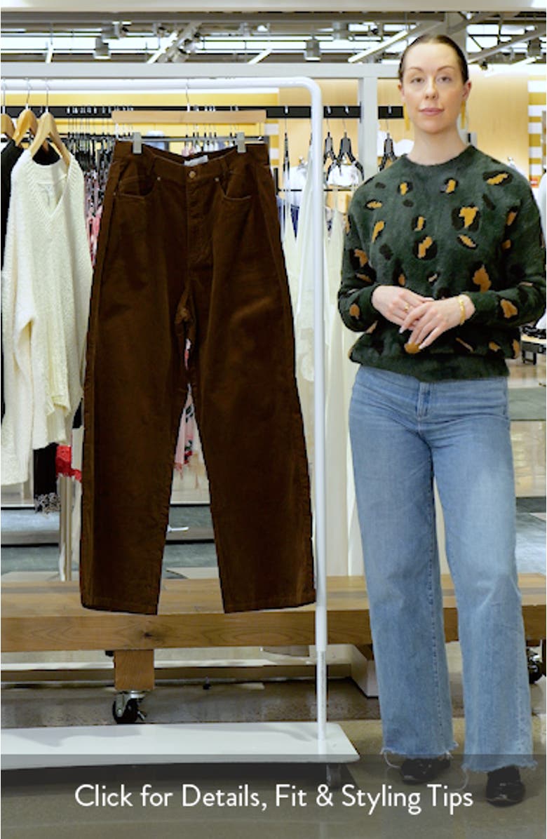 Jacob Corduroy Boyfriend Jeans, sales video thumbnail