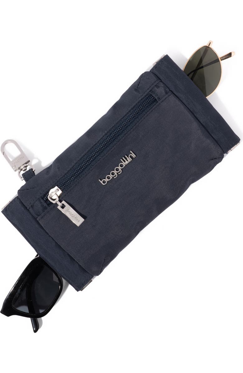 BAGGALLINI On the Go Sunglasses Pouch, Alternate, color, French Navy