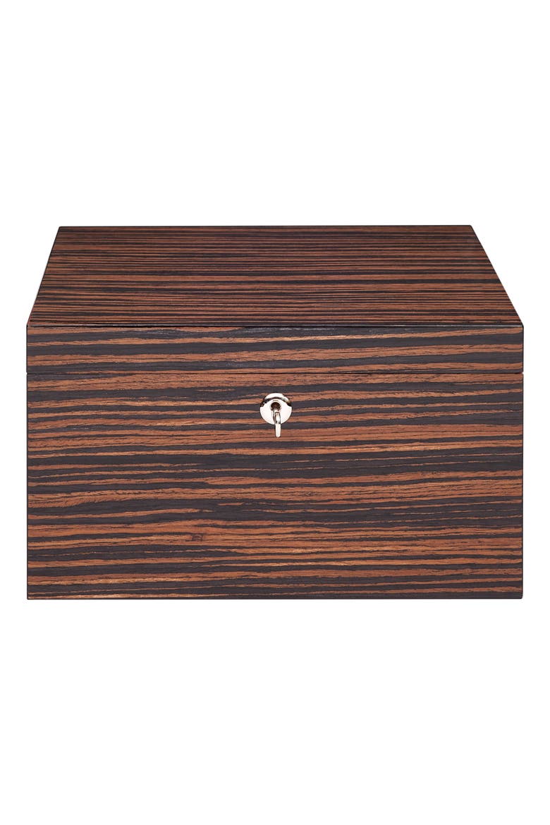 HERITAGE SIXTEEN WATCH BOX, Alternate, color, Macassar