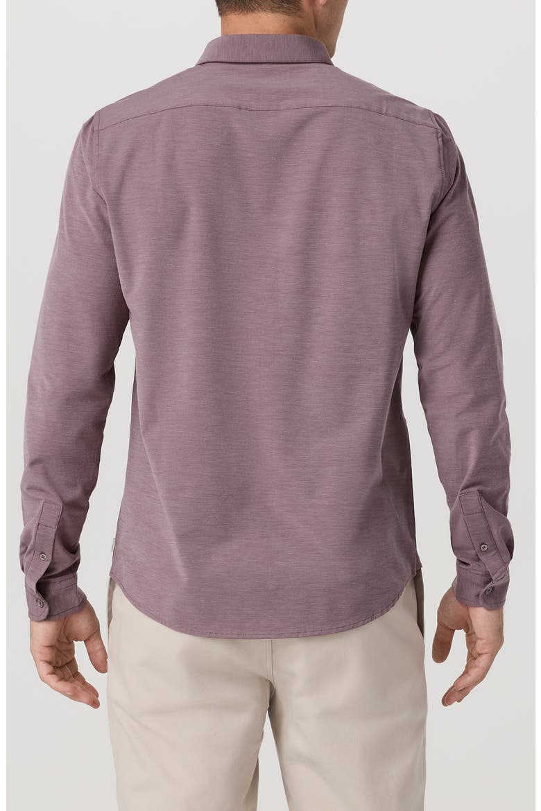 Long Sleeve Bridge Button-Up Shirt, Alternate, color, DUSTY PLUM