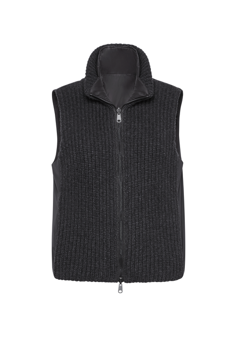 ベスト・ジレ BRUNELLO CUCINELLI Women Vests M0F79HJ506C101 BLACK BRUNELLO CUCINELLI Twill vest | NET-A-PORTER