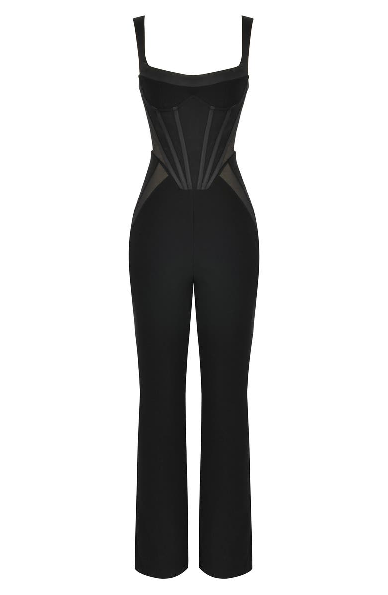 HOUSE OF CB Mylene Stretch Crepe Jumpsuit, Alternate, color,