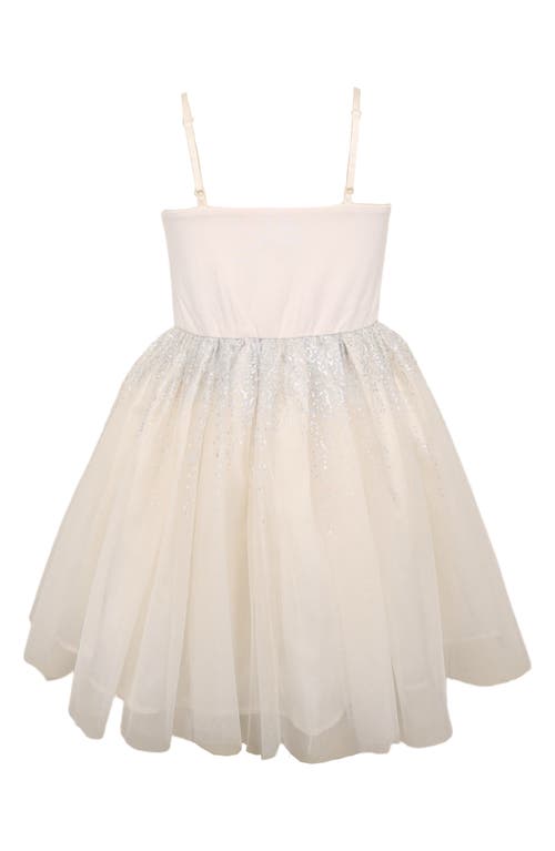 Zunie Kids' Sequin Dress In Neutral