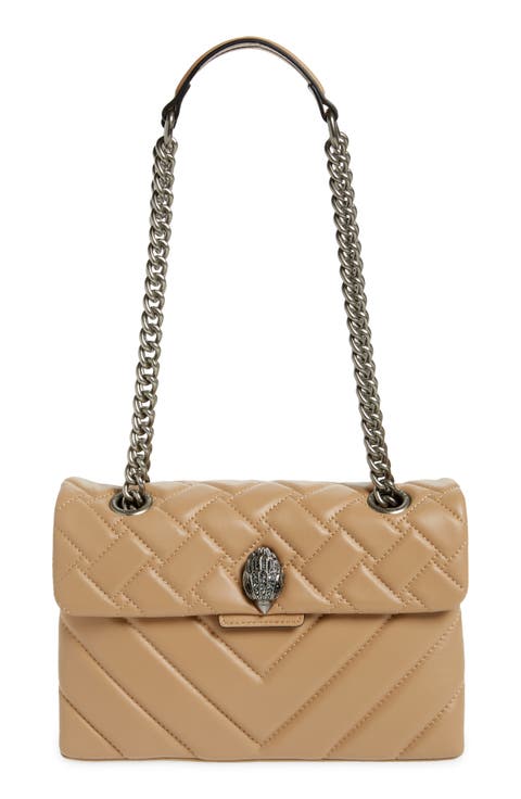 Kensington X Quilted Leather Shoulder Bag