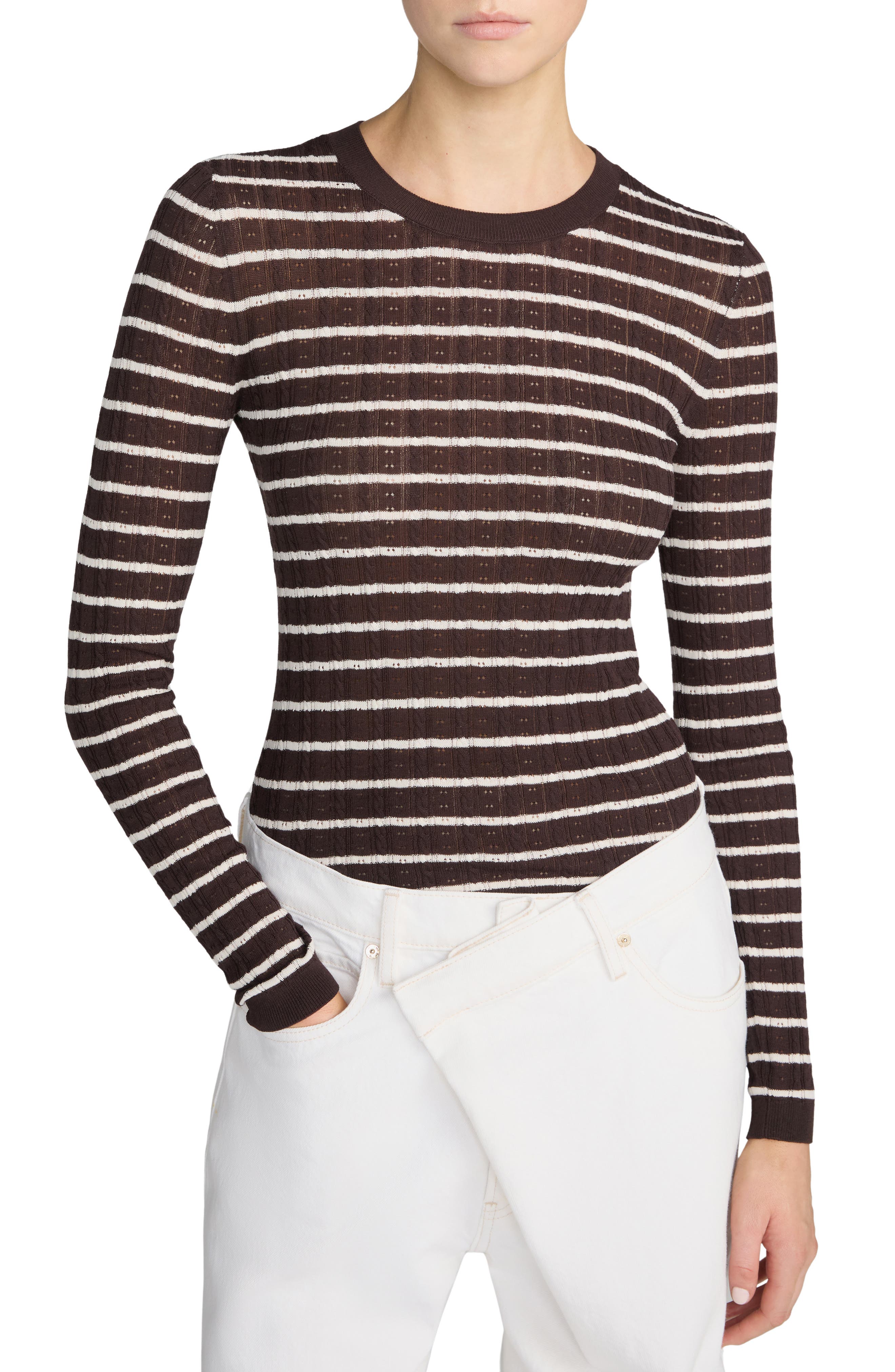 selected CHESTNUT MULTI STRIPE
