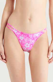 Kulani Kinis Strappy Cheeky Bikini Bottoms
